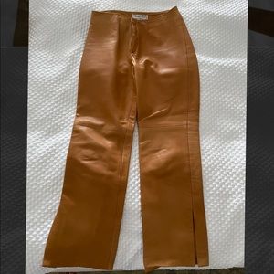 Vintage genuine leather pants